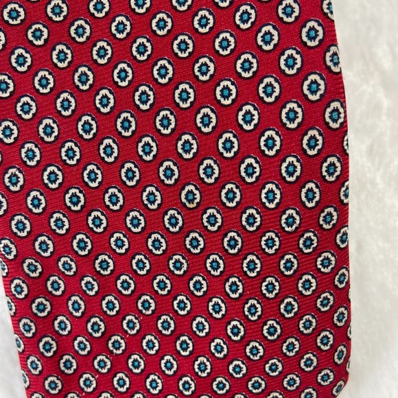 Vintage Kenneth Gordon Nordstrom Neck Tie 100% Silk USA Handprinted Italy - Picture 4 of 5